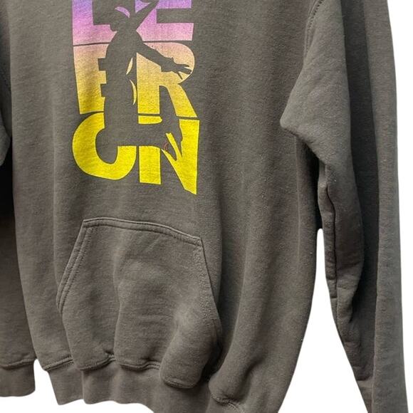 LeBron Basketball Youth Large Cotton Blend Long Sleeve Hoodie Sweatshirt Pockets - Picture 3 of 5